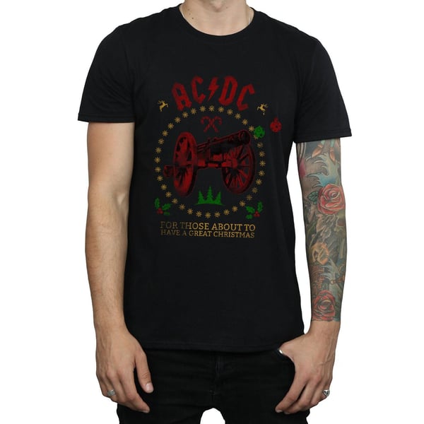 AC/DC Miesten Joulu For Those T-paita