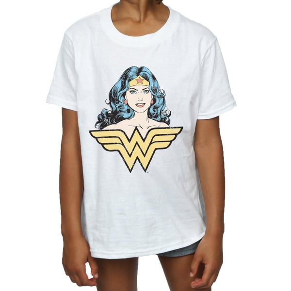Wonder Woman Girls Gaze Cotton T-Shirt