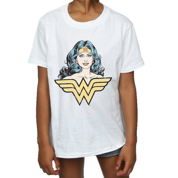 Wonder Woman Girls Gaze Cotton T-Shirt