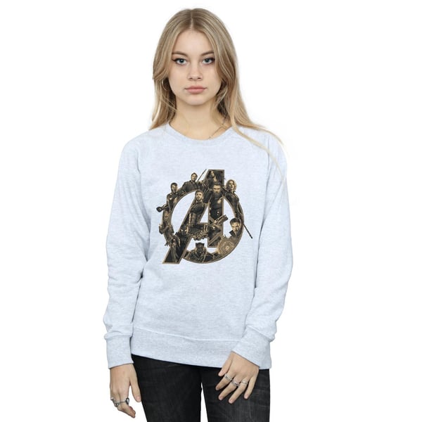 Marvel Naisten Avengers Infinity War Marvel Logo Collegepaita