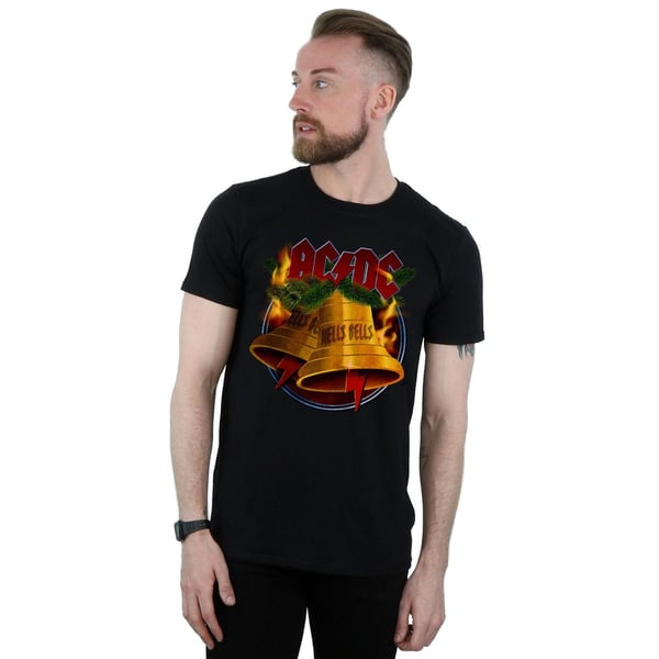 AC/DC Miesten Joulu Hells Bells T-paita