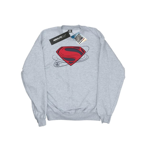 DC Comics Womens/Ladies Justice League Movie Superman Logo Sweatshirt