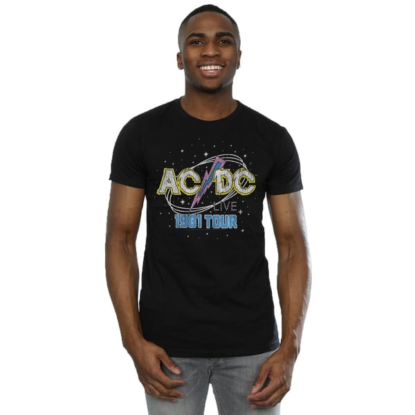 AC/DC Miesten 1981 Live Tour T-paita