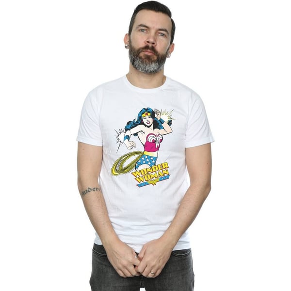 Wonder Woman Mens Lasso Cotton T-Shirt