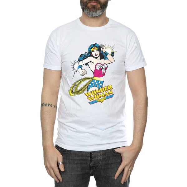 Wonder Woman Mens Lasso Cotton T-Shirt