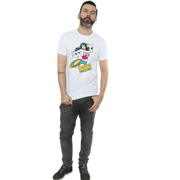 Wonder Woman Mens Lasso Cotton T-Shirt