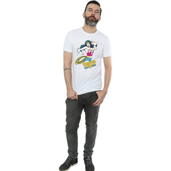 Wonder Woman Mens Lasso Cotton T-Shirt