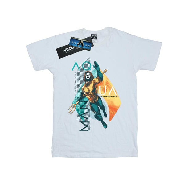 DC Comics Girls Aquaman Tropical Icon Cotton T-Shirt