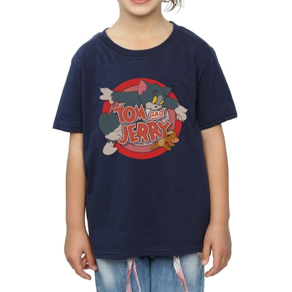 Tom ja Jerry tyttöjen Catch puuvillainen T-paita