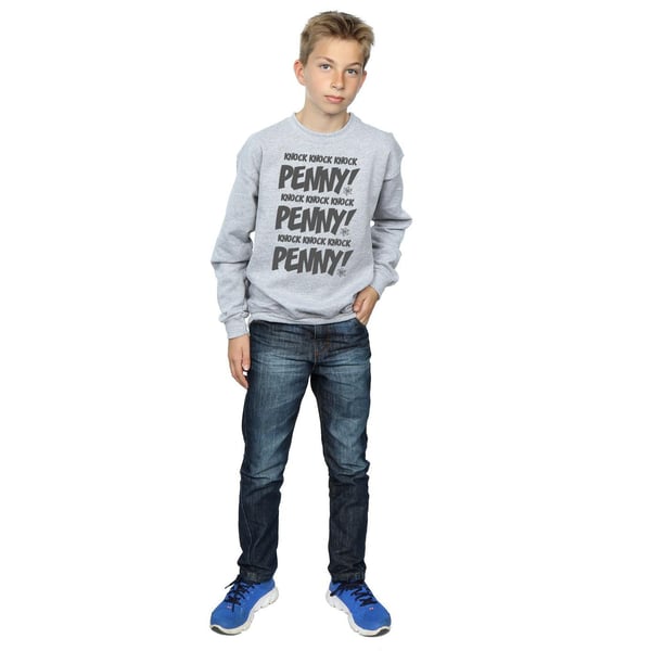 The Big Bang Theory Boys Sheldon Knock Knock Penny Sweatshirt
