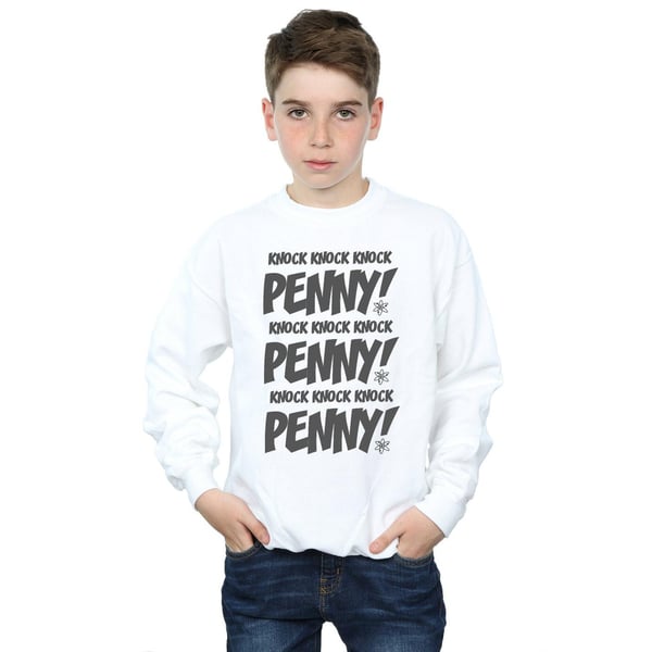 The Big Bang Theory Boys Sheldon Knock Knock Penny Sweatshirt