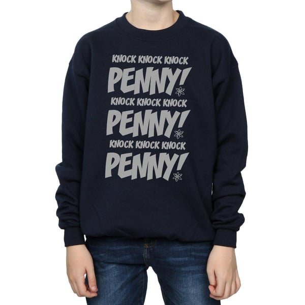 The Big Bang Theory Boys Sheldon Knock Knock Penny Sweatshirt