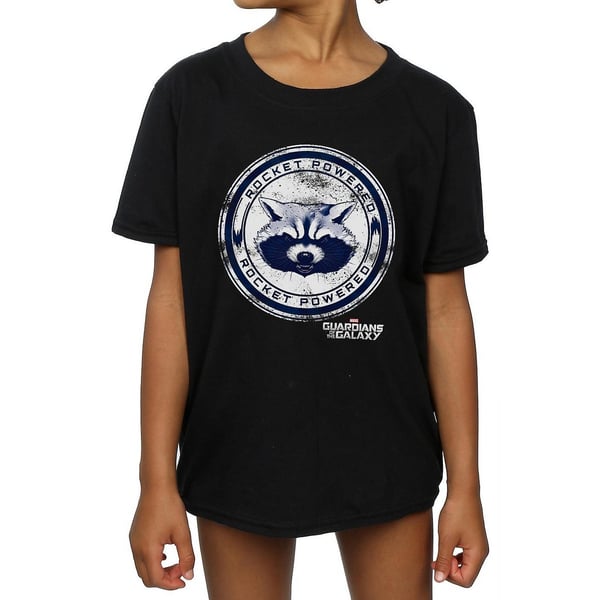 Guardians Of The Galaxy Girls Rocket Powered Cotton T-Shirt