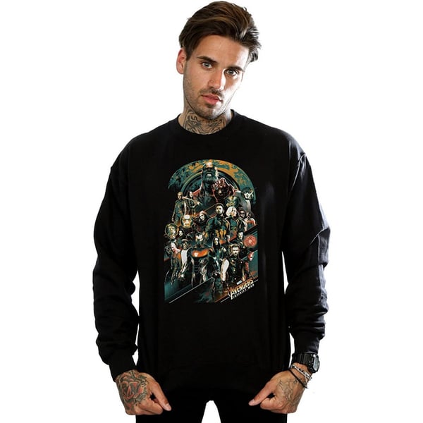 Avengers Infinity War Mens Team Cotton Sweatshirt