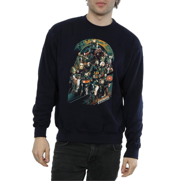 Avengers Infinity War Mens Team Cotton Sweatshirt
