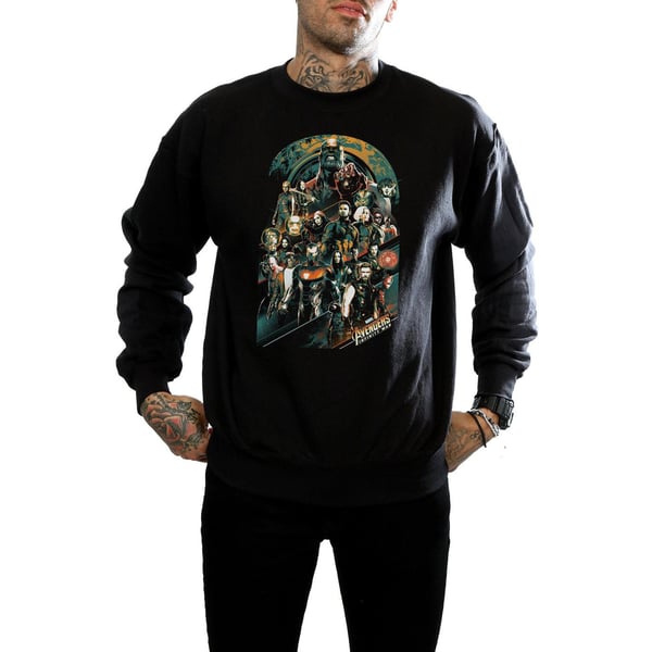 Avengers Infinity War Mens Team Cotton Sweatshirt
