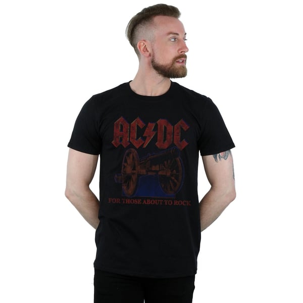 AC/DC Miesten For Those About To Rock Canon T-paita