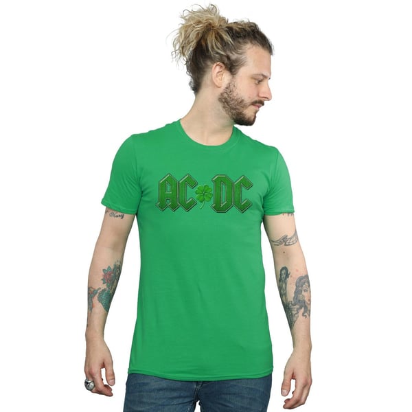 AC/DC Mens Shamrock Logo T-Shirt