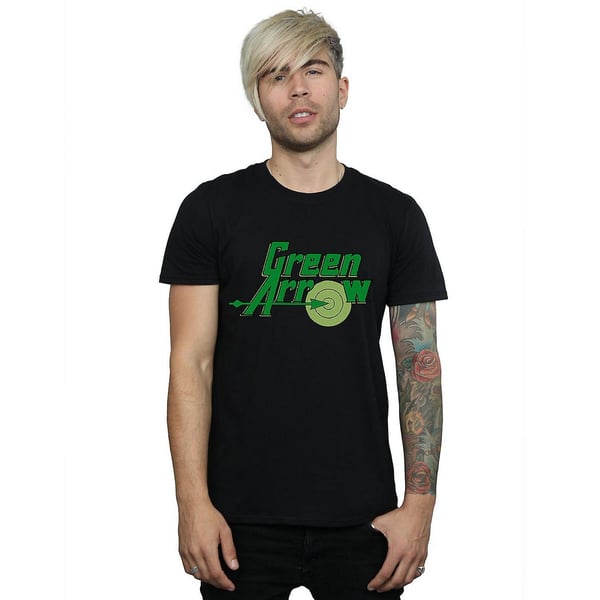 Green Arrow Mens Logo Cotton T-Shirt