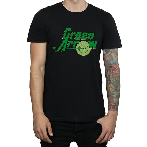 Green Arrow Mens Logo Cotton T-Shirt