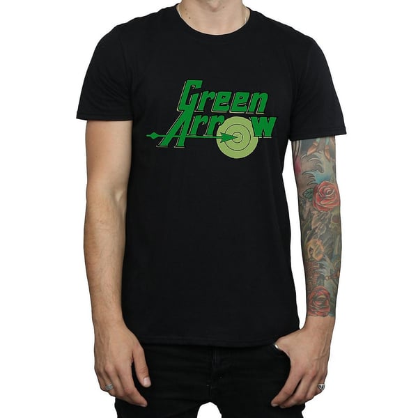 Green Arrow Mens Logo Cotton T-Shirt