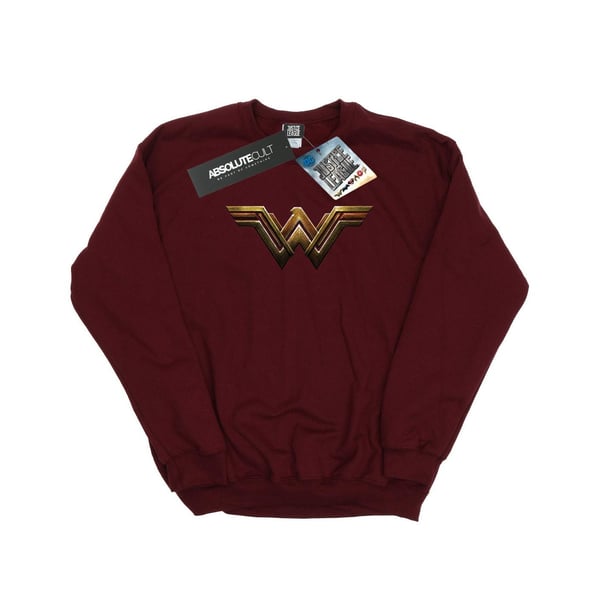 DC Comics Womens/Ladies Justice League Movie Wonder Woman Emblem Sweatshirt