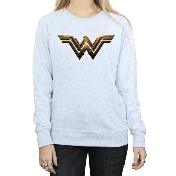 DC Comics Womens/Ladies Justice League Movie Wonder Woman Emblem Sweatshirt