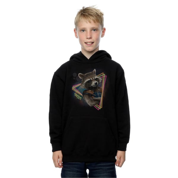 Marvel Boys Guardians Of The Galaxy Neon Rocket Hoodie