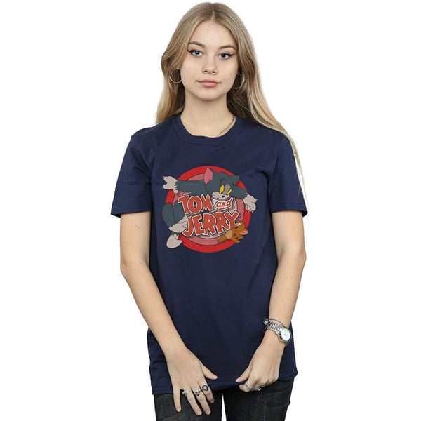 Tom and Jerry Dam/Dam Catch T-shirt i bomull