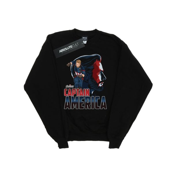 Marvel Womens/Ladies Avengers Infinity War Captain America Character Sweatshirt