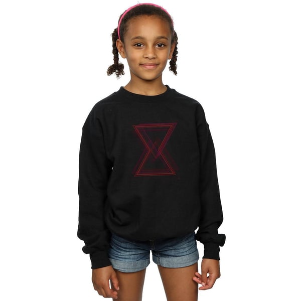 Marvel Girls Avengers Infinity War Black Widow Lines Sweatshirt