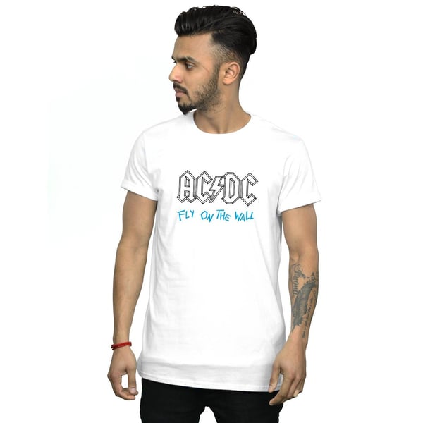 AC/DC Miesten Fly On The Wall Outline T-paita