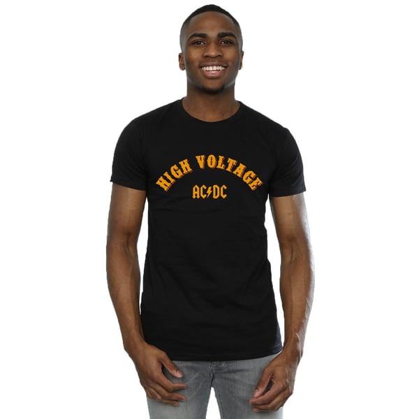 AC/DC Miesten High Voltage Collegiate T-paita