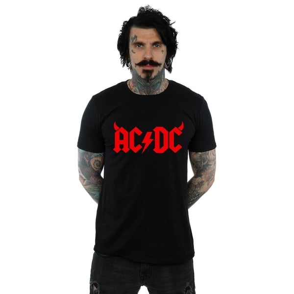 AC/DC Miesten Horns Logo T-paita