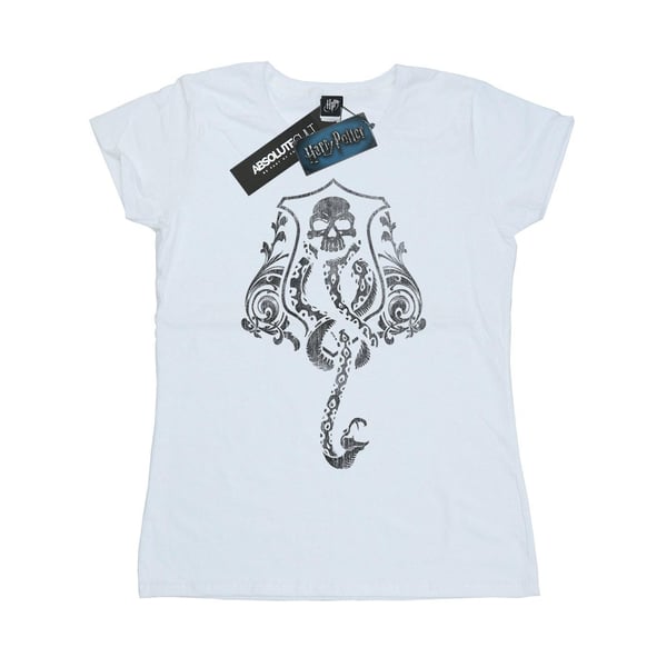 Harry Potter Womens/Ladies Dark Mark Cotton Logo T-Shirt