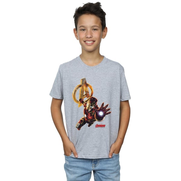 Marvel Boys Iron Man Pose T-paita