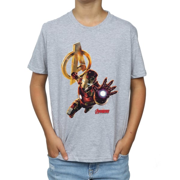Marvel Boys Iron Man Pose T-paita