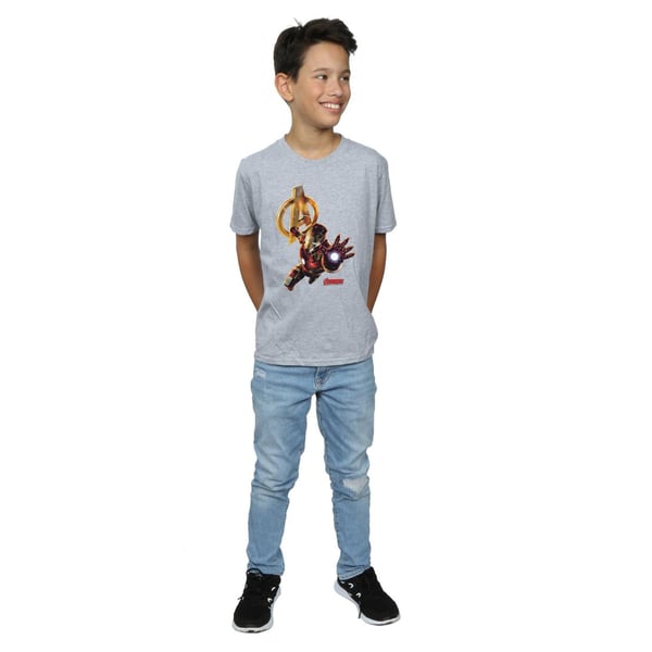 Marvel Boys Iron Man Pose T-paita
