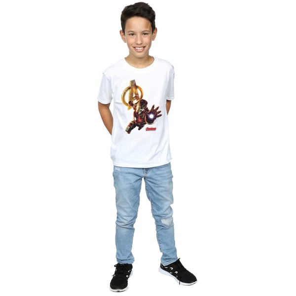 Marvel Boys Iron Man Pose T-paita
