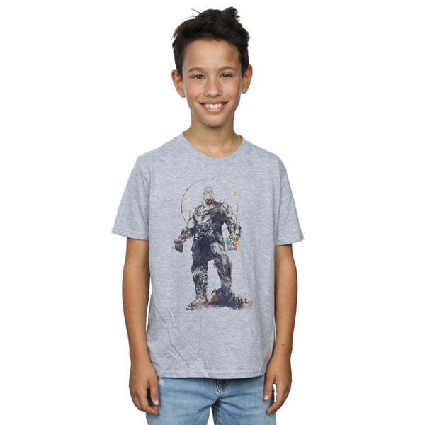 Marvel Boys Avengers Infinity War Thanos Sketch T-paita
