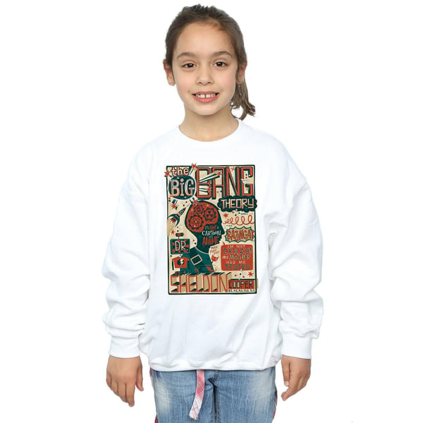 Big Bang Theory Girls Infographic Poster Sweatshirt