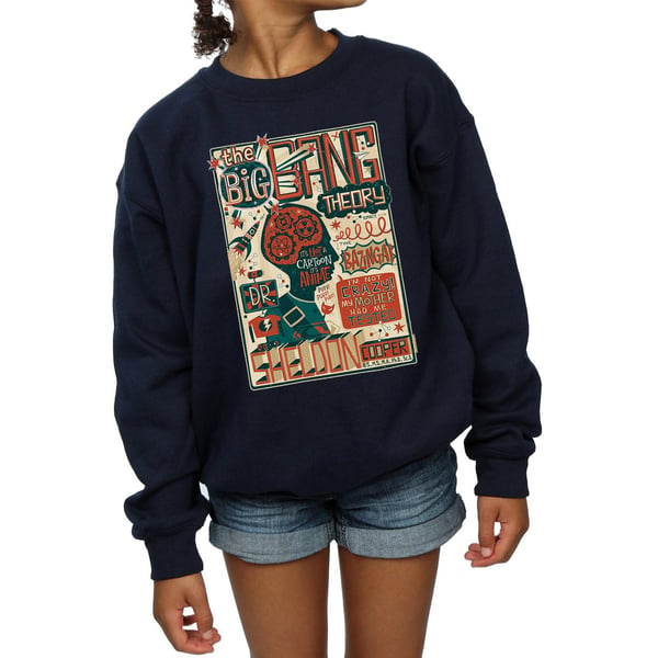 Big Bang Theory Girls Infographic Poster Sweatshirt