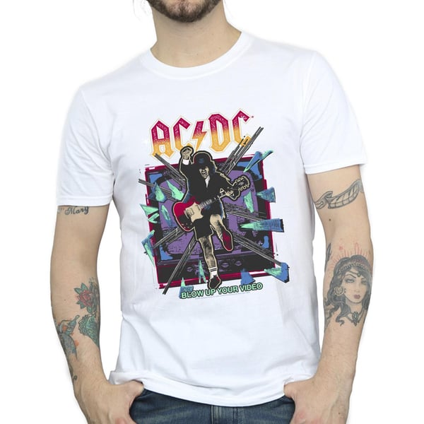 ACDC Miesten Blow Up Your Video Jump T-paita