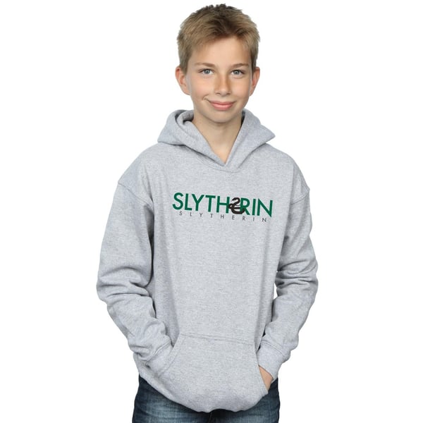 Harry Potter Boys Slytherin Text Hoodie