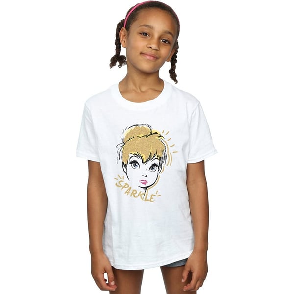 Tinkerbell Girls Sparkle Cotton T-Shirt