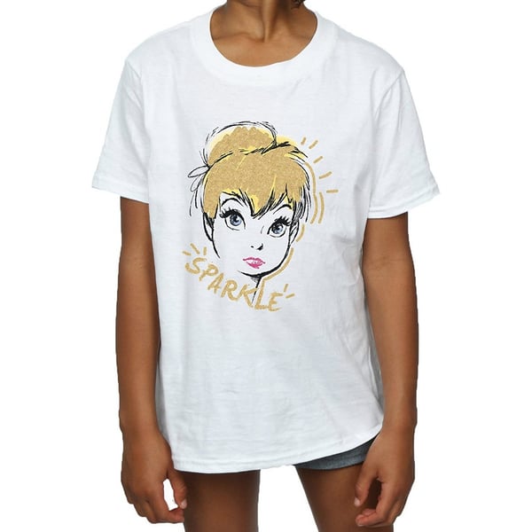 Tinkerbell Girls Sparkle Cotton T-Shirt