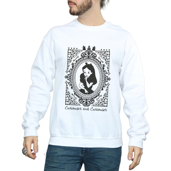 Disney Mens Alice In Wonderland Frame Sweatshirt