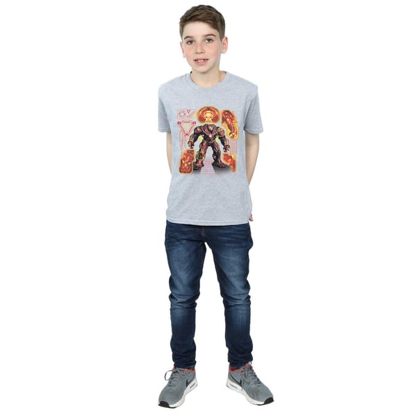 Marvel Boys Avengers Infinity War Hulkbuster Blueprint T-Shirt