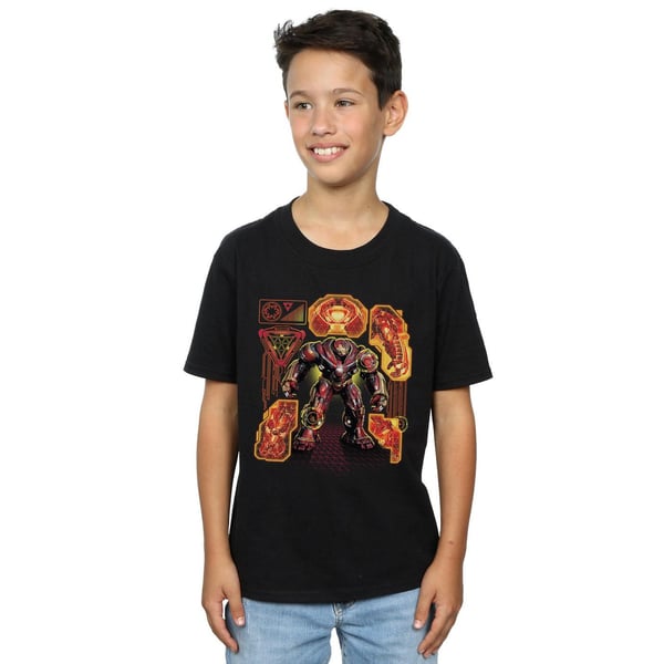 Marvel Boys Avengers Infinity War Hulkbuster Blueprint T-Shirt