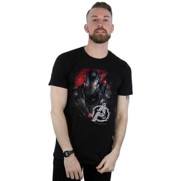 Marvel Mens Avengers Endgame War Machine Brushed T-Shirt
